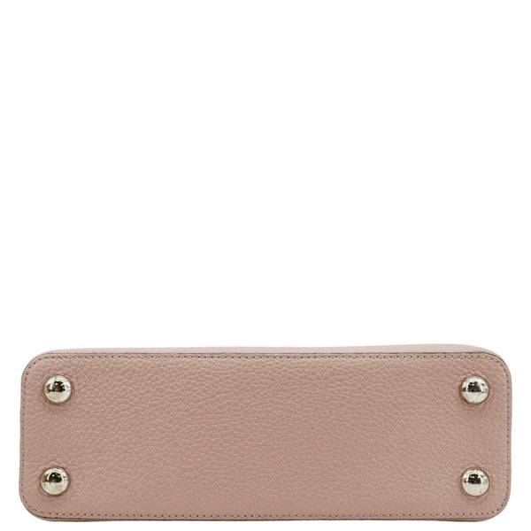 LOUIS VUITTON Capucines BB Taurillon Leather Shoulder Bag Baby Pink