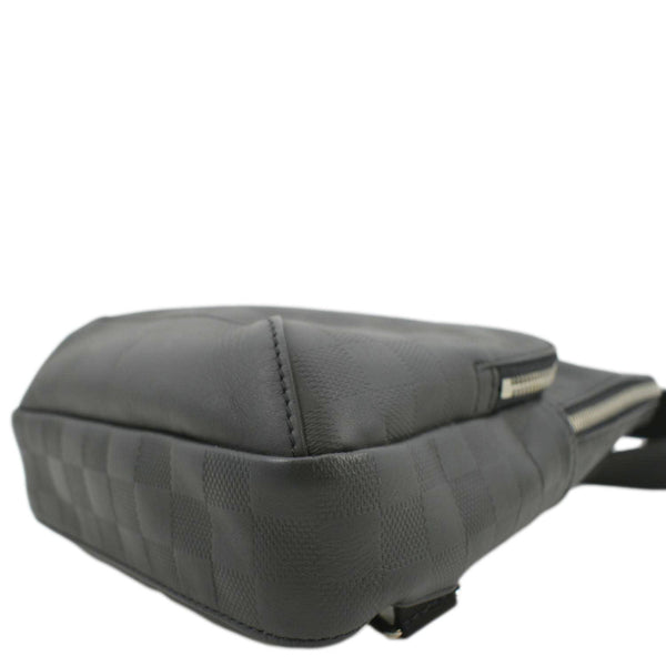 LOUIS VUITTON Avenue Sling Damier Infini Backpack Bag Black