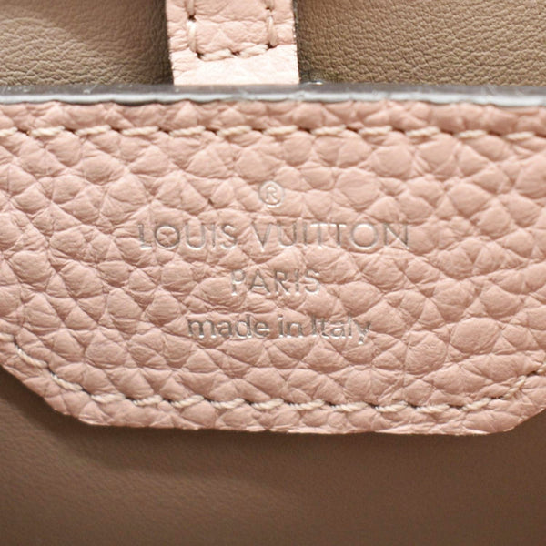 LOUIS VUITTON Capucines BB Taurillon Leather Shoulder Bag Baby Pink