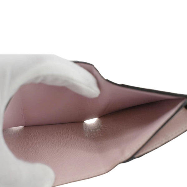 LOUIS VUITTON Zoe Monogram Leather Wallet Rose Ballerine