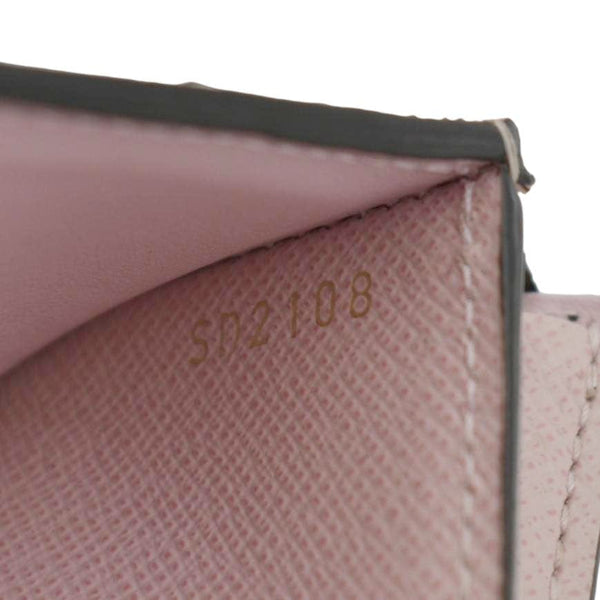 LOUIS VUITTON Zoe Monogram Leather Wallet Rose Ballerine