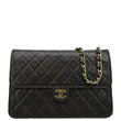 CHANEL Half Flap Shoulder Bag Black front look