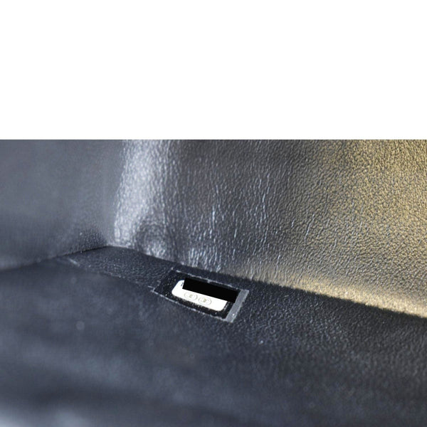 CHANEL Classic Maxi Single Flap Quilted Caviar Leather Shoulder Bag Black