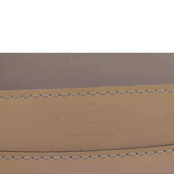 LOUIS VUITTON Chain Louise GM Leather Shoulder Bag Beige