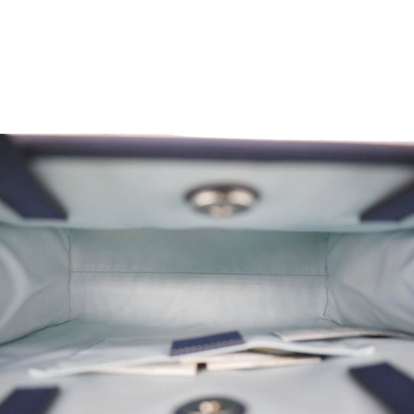 GUCCI Children's Strawberry Star Canvas Tote Bag Blue 605614