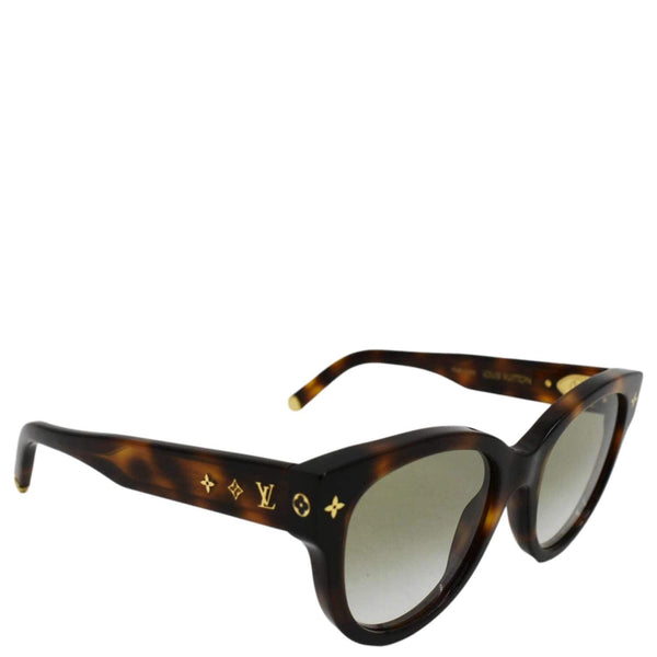 LOUIS VUITTON My Monogram Z1527W Acetate Frames Round Sunglasses Brown