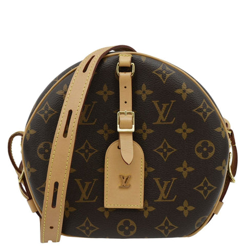 LOUIS VUITTON Boite Chapeau Souple Monogram Canvas Shoulder Bag Brown