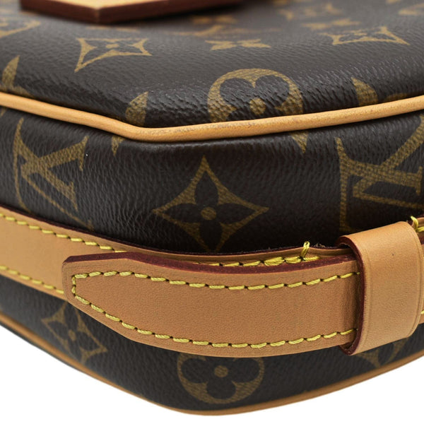 LOUIS VUITTON Boite Chapeau Souple Monogram Canvas Shoulder Bag Brown