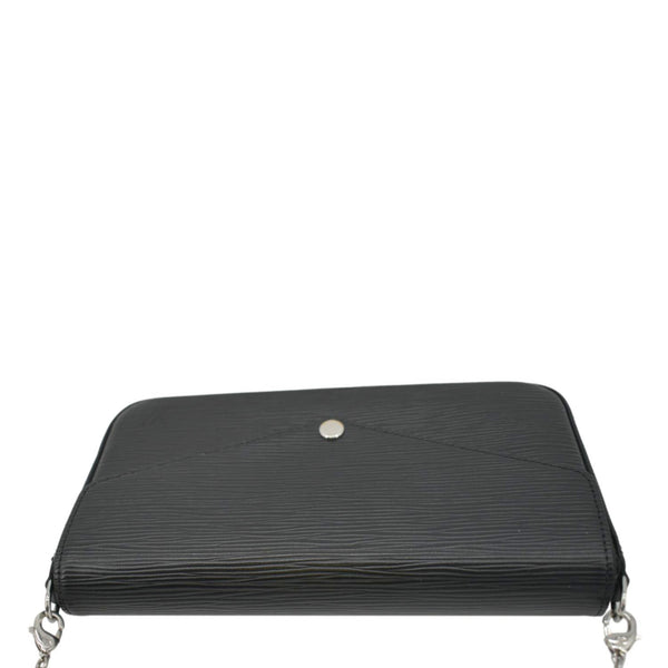LOUIS VUITTON Felicie Epi Leather Pochette Crossbody Bag Black