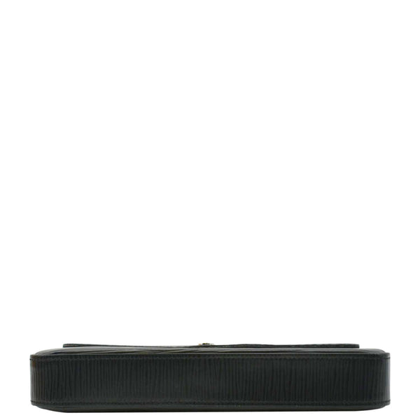 LOUIS VUITTON Felicie Epi Leather Pochette Crossbody Bag Black