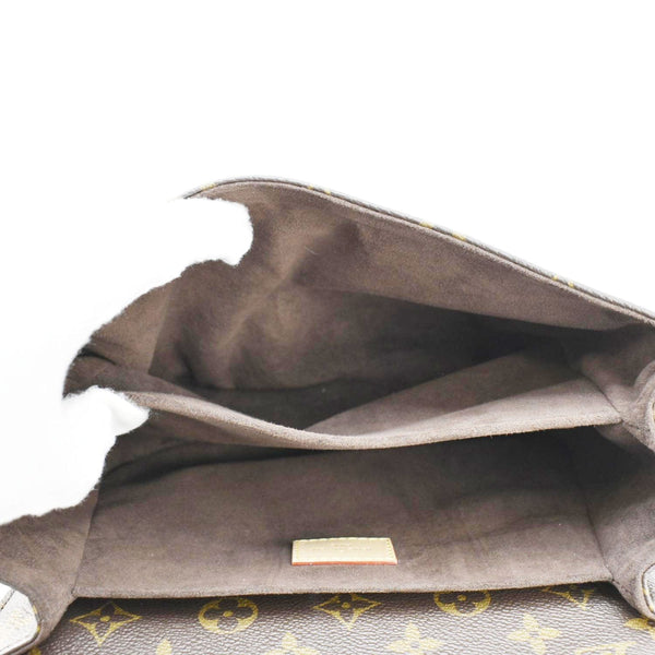 LOUIS VUITTON Metis Pochette Monogram Canvas Crossbody Bag Brown