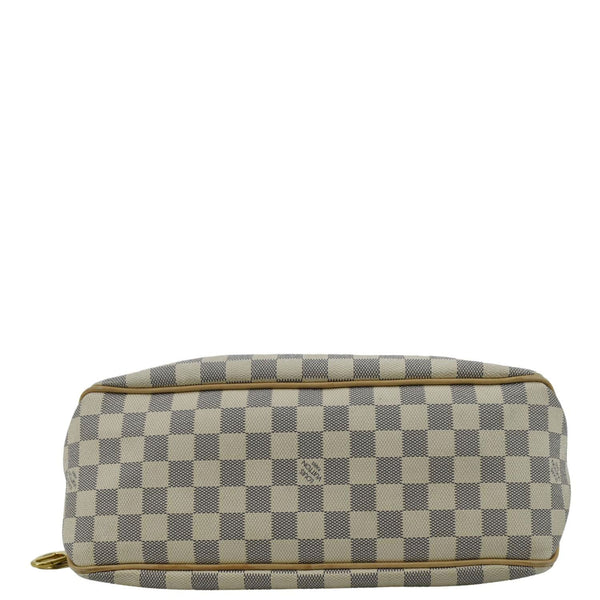 LOUIS VUITTON Delightful MM Damier Azur Hobo Shoulder Bag White