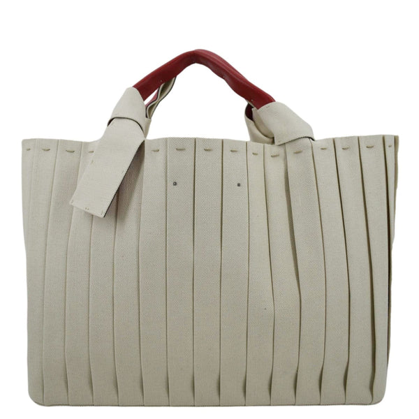 VALENTINO GARAVANI Atelier 05 Canvas Tote Bag Beige