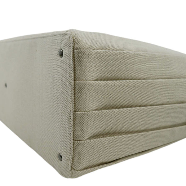 VALENTINO GARAVANI Atelier 05 Canvas Tote Bag Beige