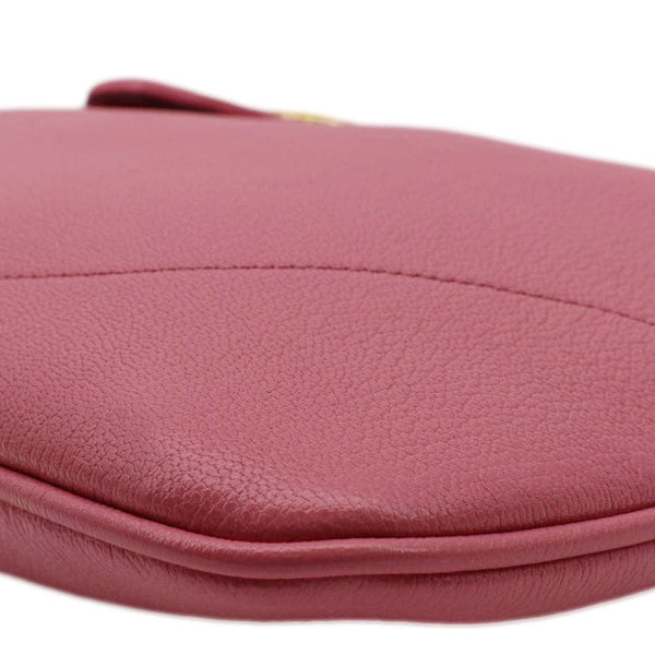 GUCCI Aphrodite Medium Leather Shoulder Bag Dusty Pink 726274