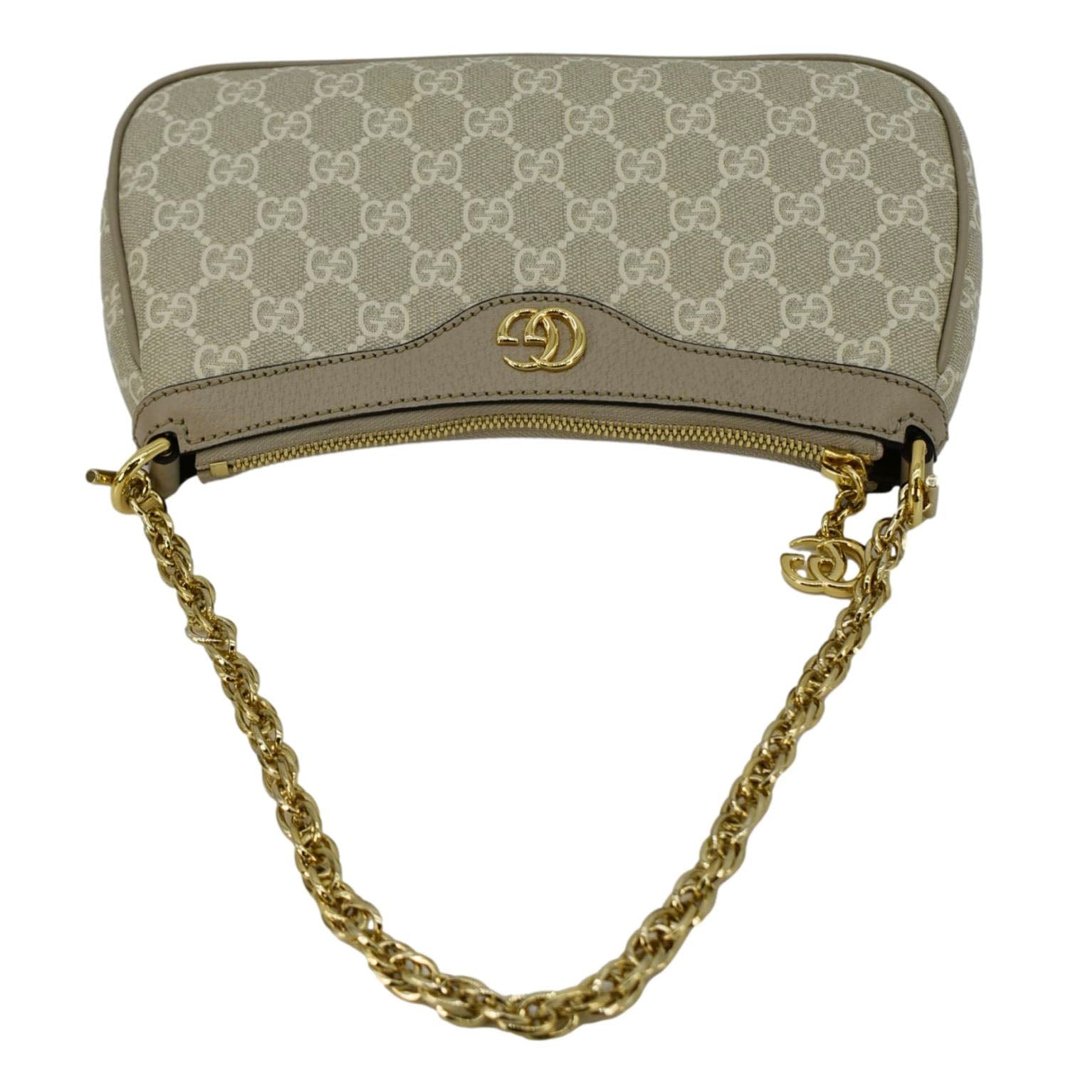 ＊ GUCCI ＊　ポーチ　くじら GUCCI Ophidia Web Small GG Supreme Canvas Shoulder Bag Beige 735132