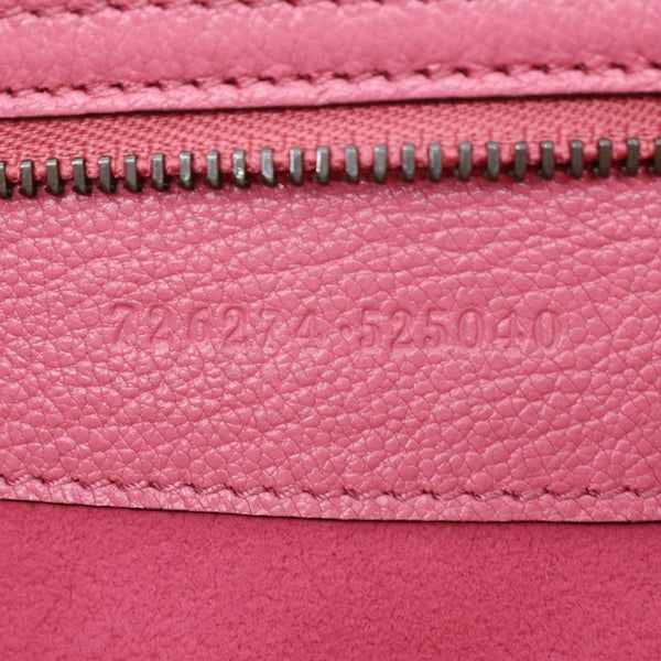 GUCCI Aphrodite Medium Leather Shoulder Bag Dusty Pink 726274