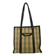 BURBERRY 1983 Knight Check Link Tote Shoulder Bag Beige