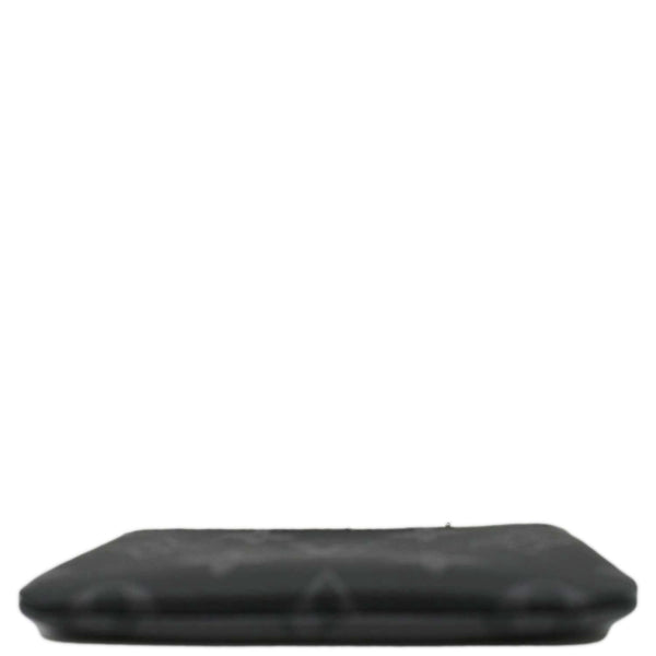 LOUIS VUITTON Monogram Reverse Eclipse Key Pouch Black