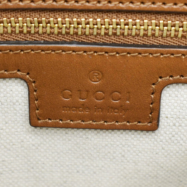 GUCCI Diana Medium Leather Top Handle Shoulder Bag Brown 655658