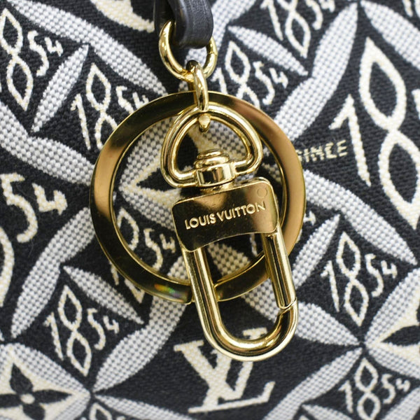 LOUIS VUITTON Since 1854 Neverfull MM Jacquard Shoulder Bag Black