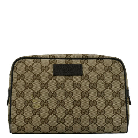 GUCCI GG Monogram Canvas Belt Bag Beige 449174