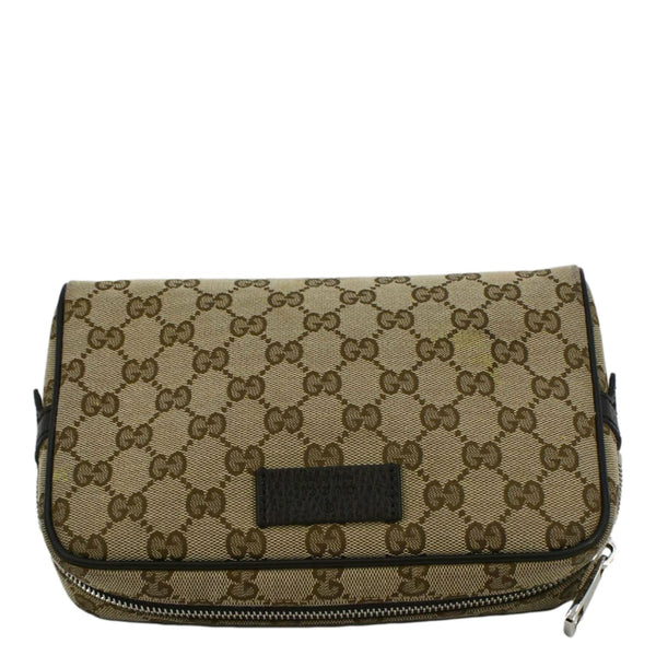 GUCCI GG Monogram Canvas Belt Bag Beige 449174