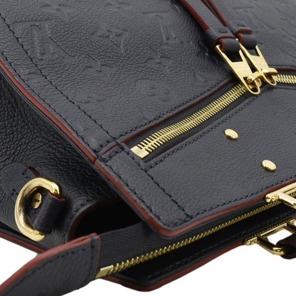 LOUIS VUITTON Sully PM Monogram Empreinte Leather corner look