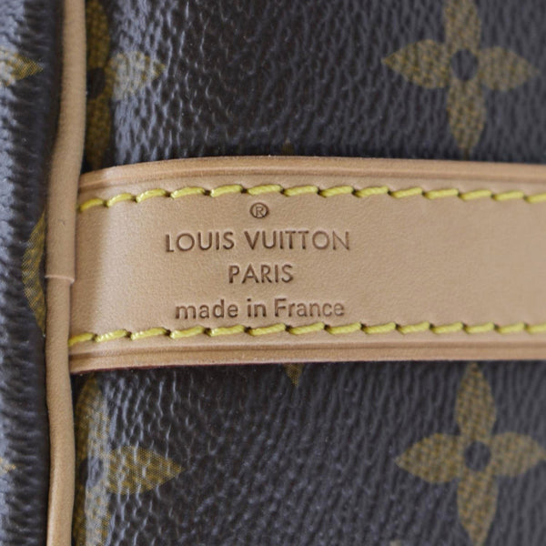 LOUIS VUITTON Speedy 30 Bandouliere Monogram Canvas Shoulder Bag Brown