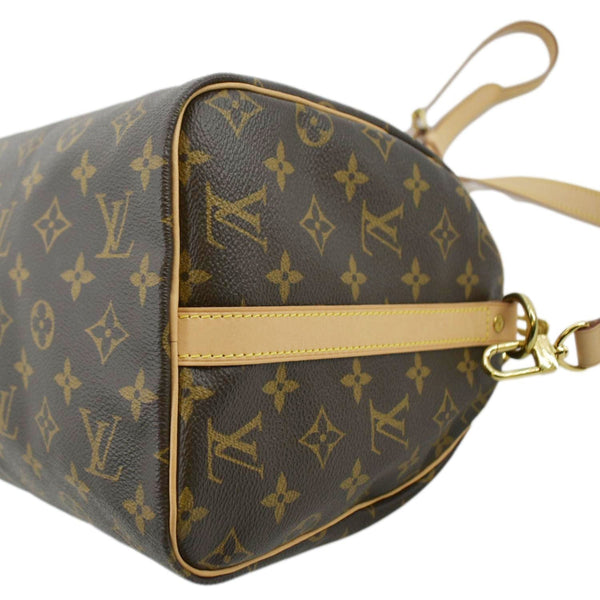 LOUIS VUITTON Speedy 30 Bandouliere Monogram Canvas Shoulder Bag Brown