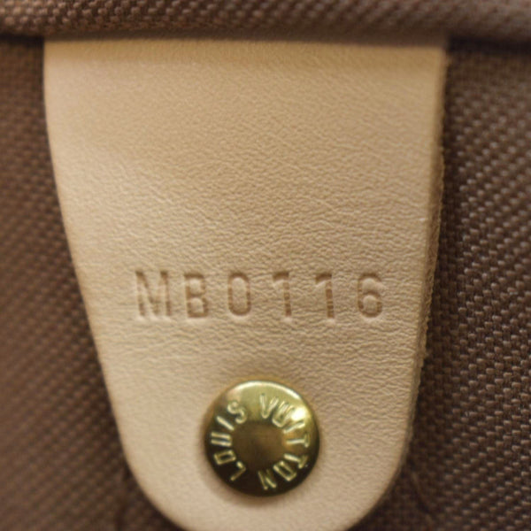 LOUIS VUITTON Speedy 30 Bandouliere Monogram Canvas Shoulder Bag Brown
