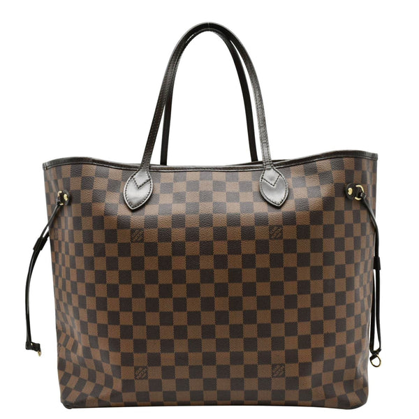 LOUIS VUITTON Neverfull Tote Bag Brown  front look