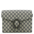 GUCCI Dionysus GG Supreme Canvas Crossbody Bag Navy Blue 725548