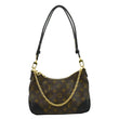 LOUIS VUITTON Boulogne NM Monogram Canvas Shoulder Bag Black