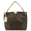 LOUIS VUITTON Graceful PM Monogram Canvas Brown Shoulder Bag front look