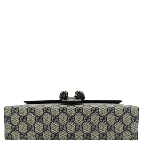 GUCCI Dionysus GG Supreme Canvas Crossbody Bag Navy Blue 725548