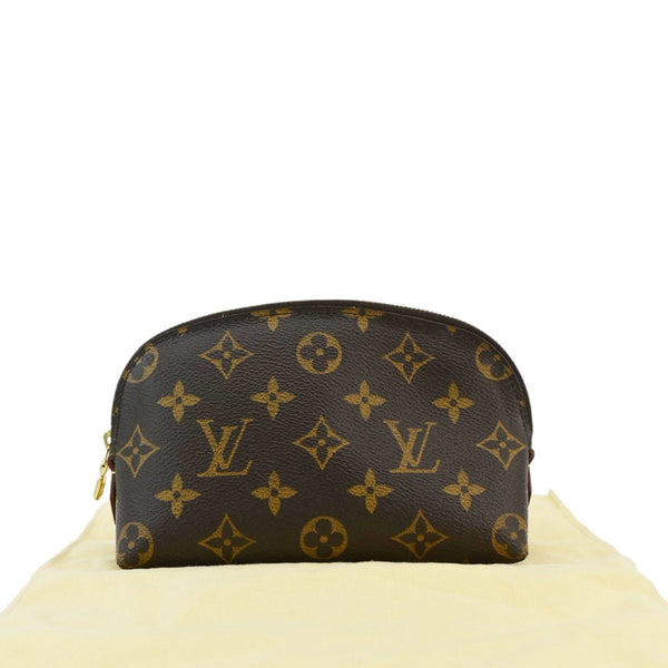 LOUIS VUITTON PM Monogram Canvas Cosmetic Pouch Brown