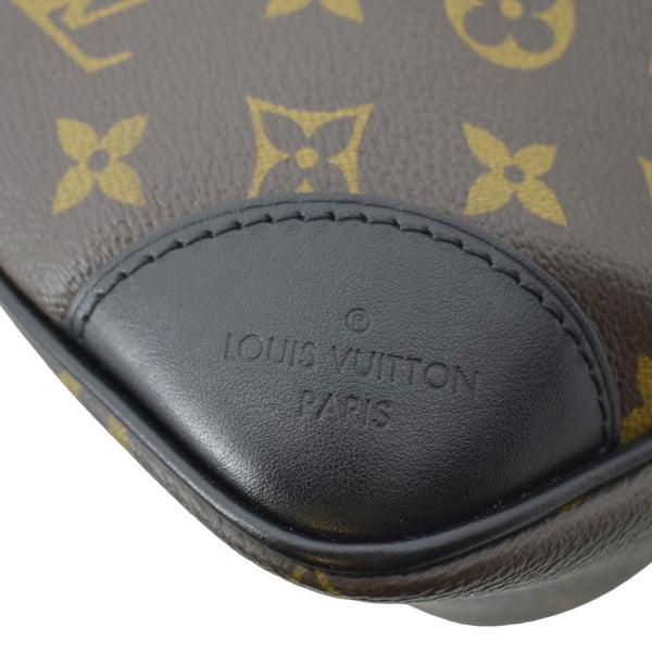 LOUIS VUITTON Boulogne NM Monogram Canvas Shoulder Bag Black
