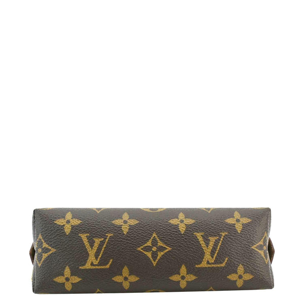 LOUIS VUITTON PM Monogram Canvas Cosmetic Pouch Brown