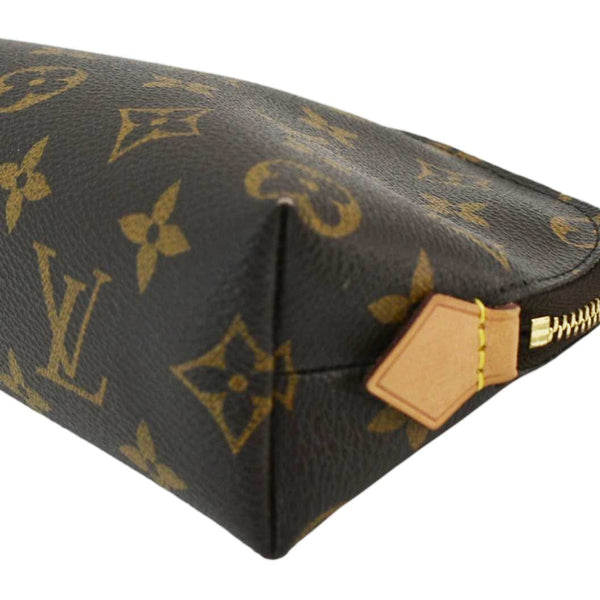 LOUIS VUITTON PM Monogram Canvas Cosmetic Pouch Brown