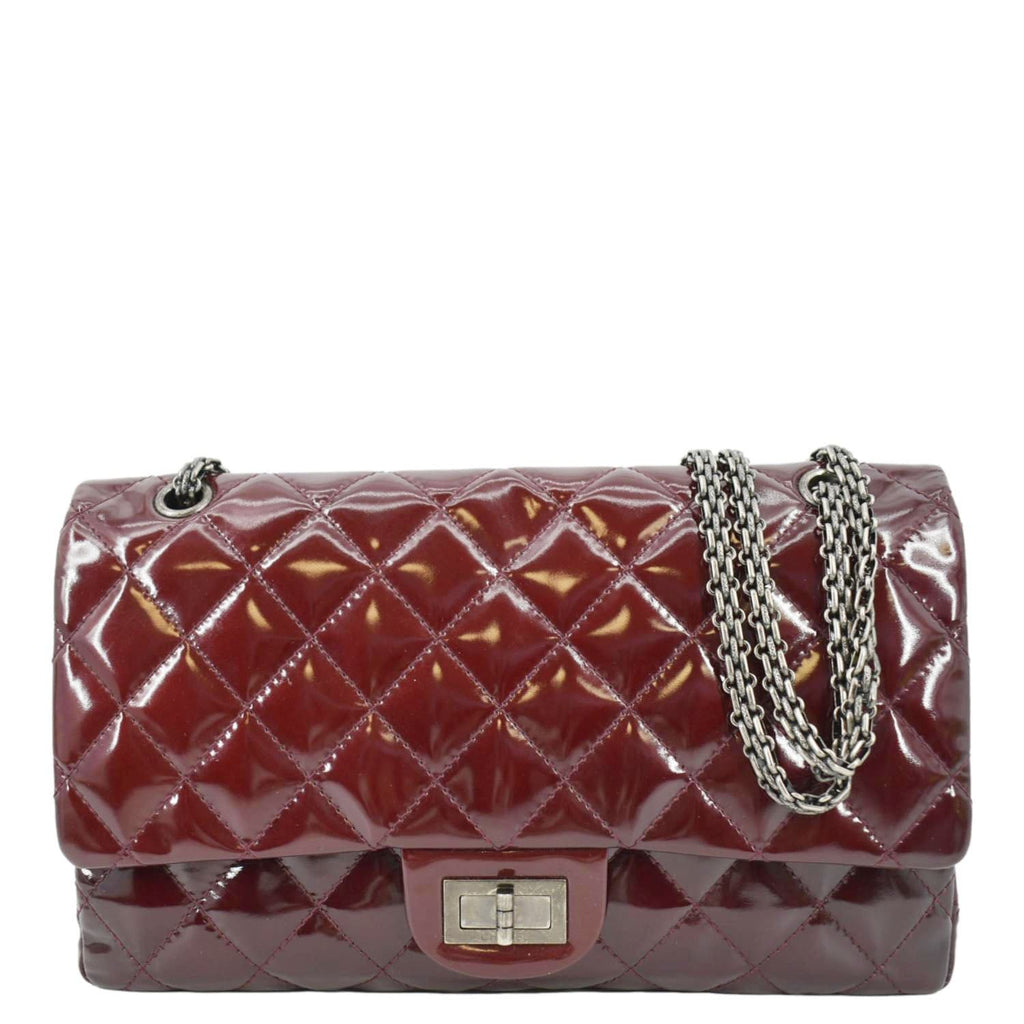 Chanel Red Patent Double-Sided Reissue Flap Bag