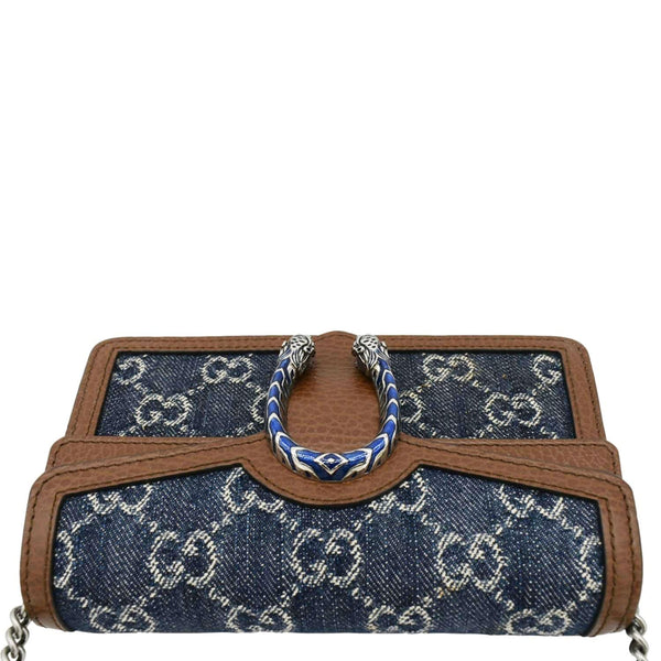 GUCCI Dionysus Super Mini GG Supreme Canvas uppe rlook