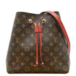 LOUIS VUITTON Neonoe Shoulder Bag Brown front side