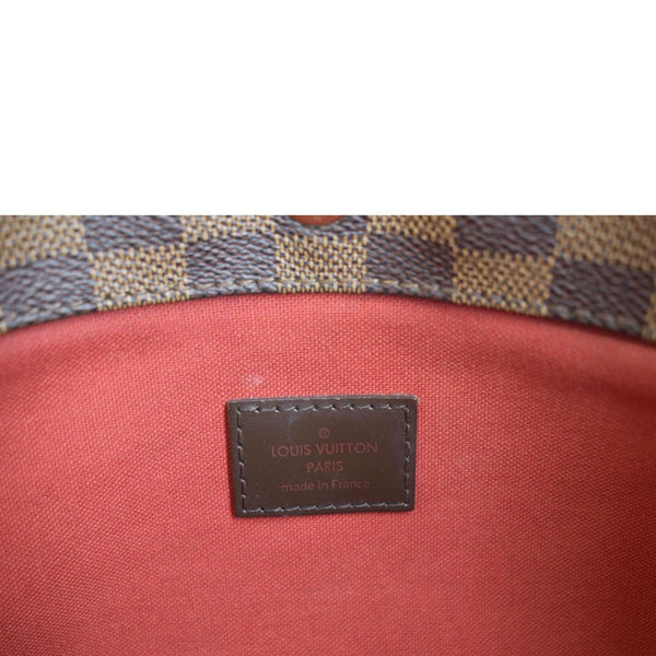 LOUIS VUITTON Bloomsbury PM Damier Ebene Crossbody Bag Brown