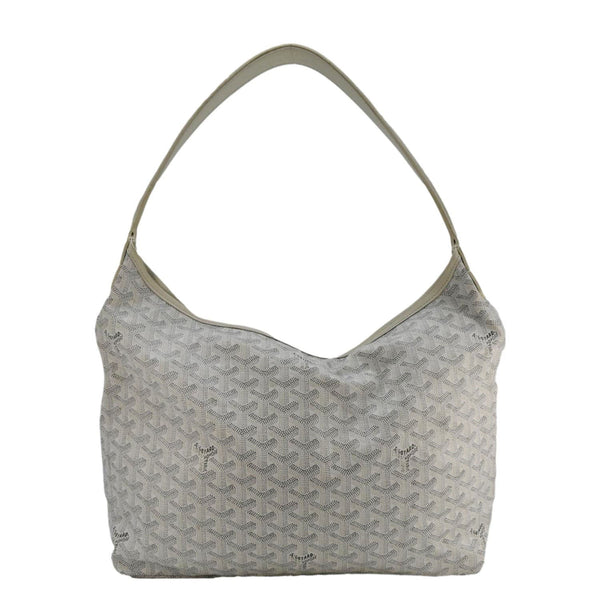 GOYARD Boheme Canvas Hobo Bag White