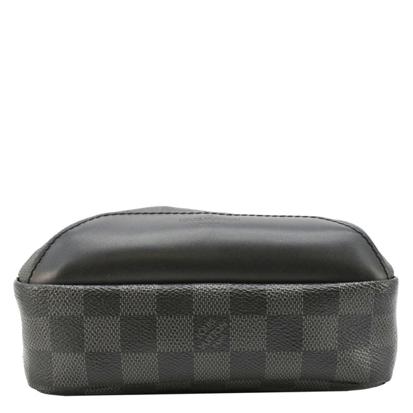 LOUIS VUITTON Avenue Sling Damier Graphite Backpack Bag Black