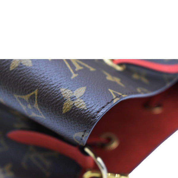 LOUIS VUITTON Neonoe Monogram Canvas Shoulder Bag Brown