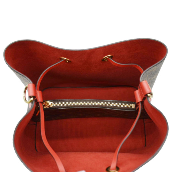 LOUIS VUITTON Neonoe Monogram Canvas Shoulder Bag Brown