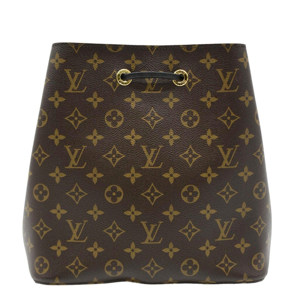 LOUIS VUITTON Neonoe Shoulder Bag Brown back loook