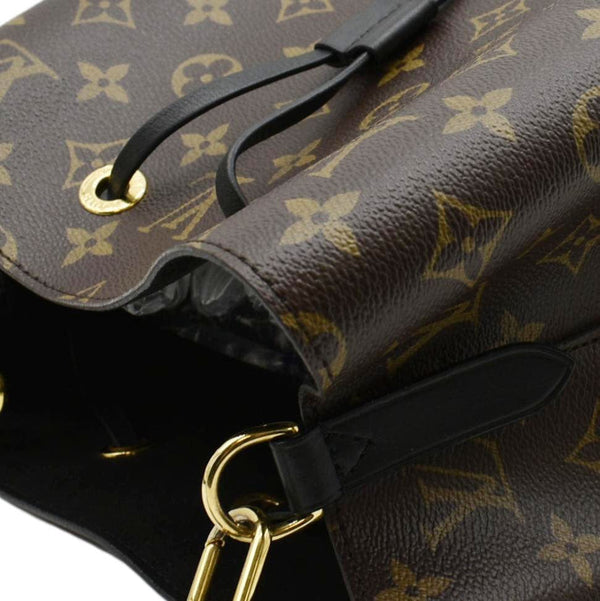 LOUIS VUITTON Neonoe Monogram Canvas Shoulder Bag Brown